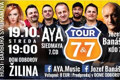 7&7 TOUR 2016 (AYA, Jozef Banáš talkshow, Barbora Švidraňová)