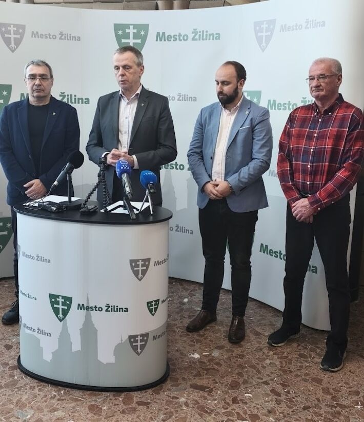 Zľava: Rudolf Chodelka, Peter Fiabáne, Radoslav Vozárik a Ivan Fábry. 