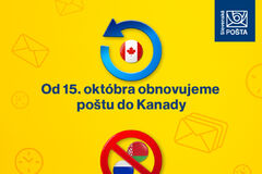 Slovenská pošta obnovuje prijímanie zásielok do Kanady a zároveň zastavuje prijímanie zásielok do dvoch iných štátov