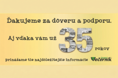 Už 35 rokov príbehov - naše noviny dnes majú narodeniny! 