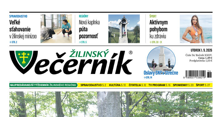 V najnovšom vydaní Žilinského večerníka si prečítate