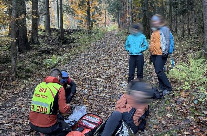 Českému turistovi v Malej Fatre pomáhali horskí záchranári