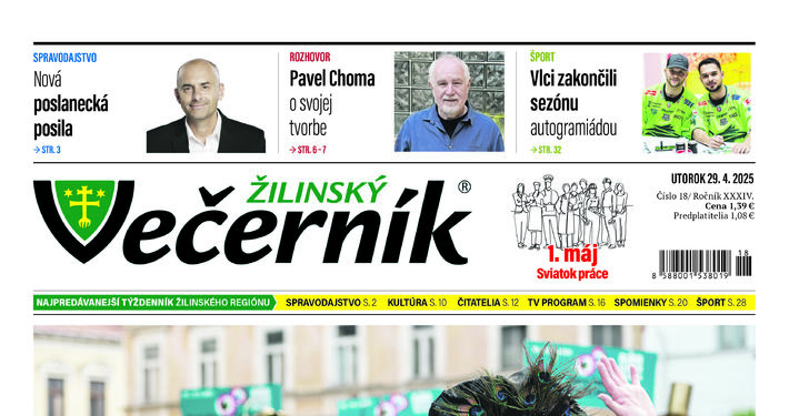 V najnovšom vydaní Žilinského večerníka si prečítate:
