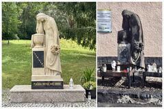 Socha plačúcej matky našla nové miesto na cintoríne na Bôriku