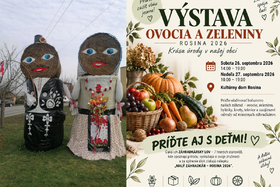 Výstava ovocia a zeleniny Rosina 2026