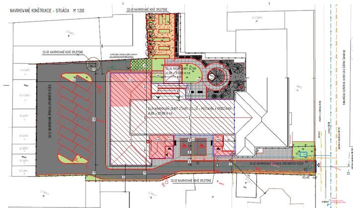 Projekt Centra sociálnych služieb v Bytči.