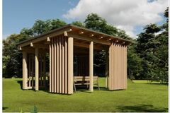 V Lesoparku Chrasť pribudnú ešte tento rok nové drevené altánky 