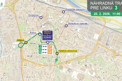 Centrum Žiliny zasiahnu dopravné obmedzenia