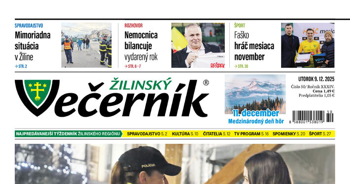 V najnovšom vydaní Žilinského večerníka si prečítate: