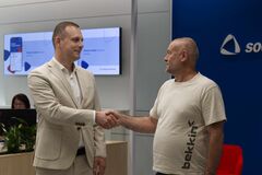 Sociálna poisťovňa privítala vo svojich nových priestoroch v Žiline prvého klienta