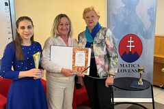 Ocenenie školského časopisu materskej školy v Kunerade