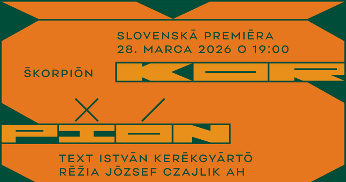 Mestské divadlo Žilina uvedie slovenskú premiéru hry Škorpión