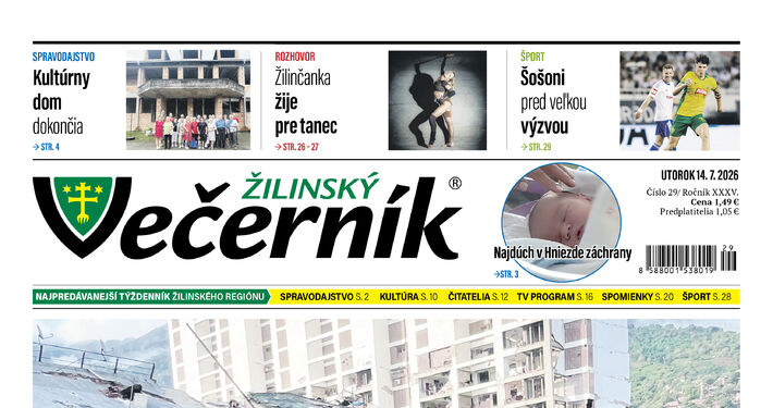 V najnovšom vydaní Žilinského večerníka si prečítate:
