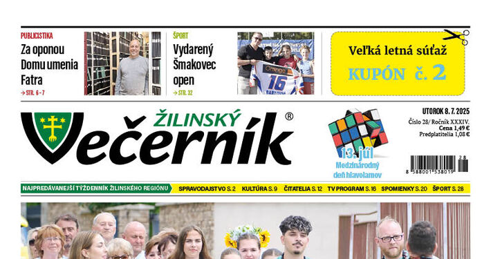 V najnovšom vydaní Žilinského večerníka si prečítate: