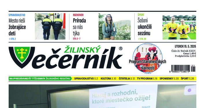 V najnovšom vydaní Žilinského večerníka si prečítate